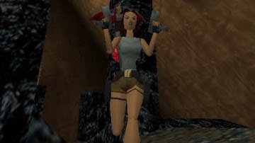 Tomb Raider PC MS-DOS Gameplay & Ending (3Dfx mode)