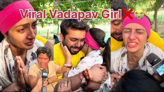 Vada Pav Girl को पुलिस 🚨 ने पकड़ लिया 😱 | अब Vadapav Stall कभी नहीं लगेगी😭 | Viral Vadapav Girl