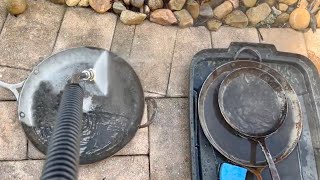 Pressure Washing Cast Iron & Steel | who knew this works?!?