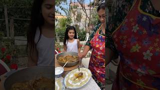 Frying Chicken  Dough Dinner: Azerbaijan Food Khinkal