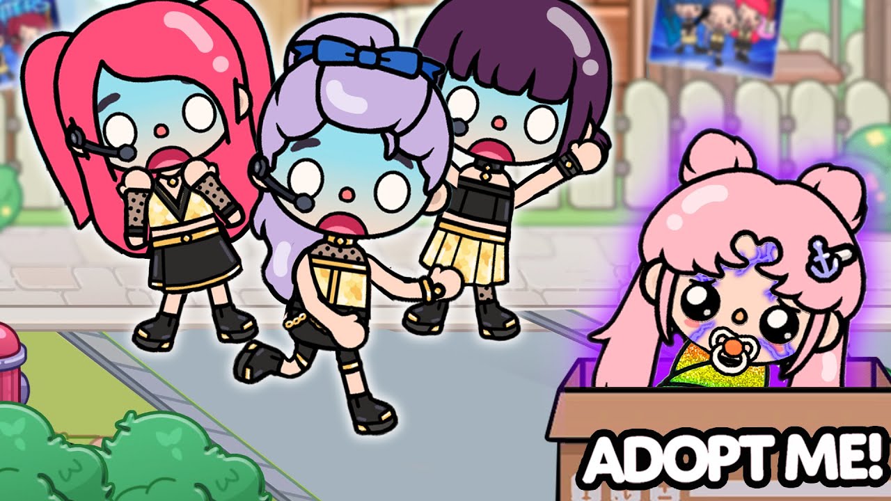 Poor Girl Adopted By Kpop Demon Hunter | Toca Life Story | Toca Boca