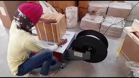 Low Table Box Strapping Machine