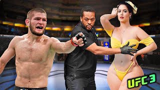 Khabib Nurmagomedov vs. Holly Luyah (EA sports UFC 3)
