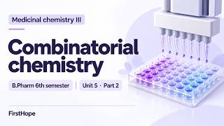 Combinatorial chemistry | Medicinal chemistry III | B Pharm 6th sem