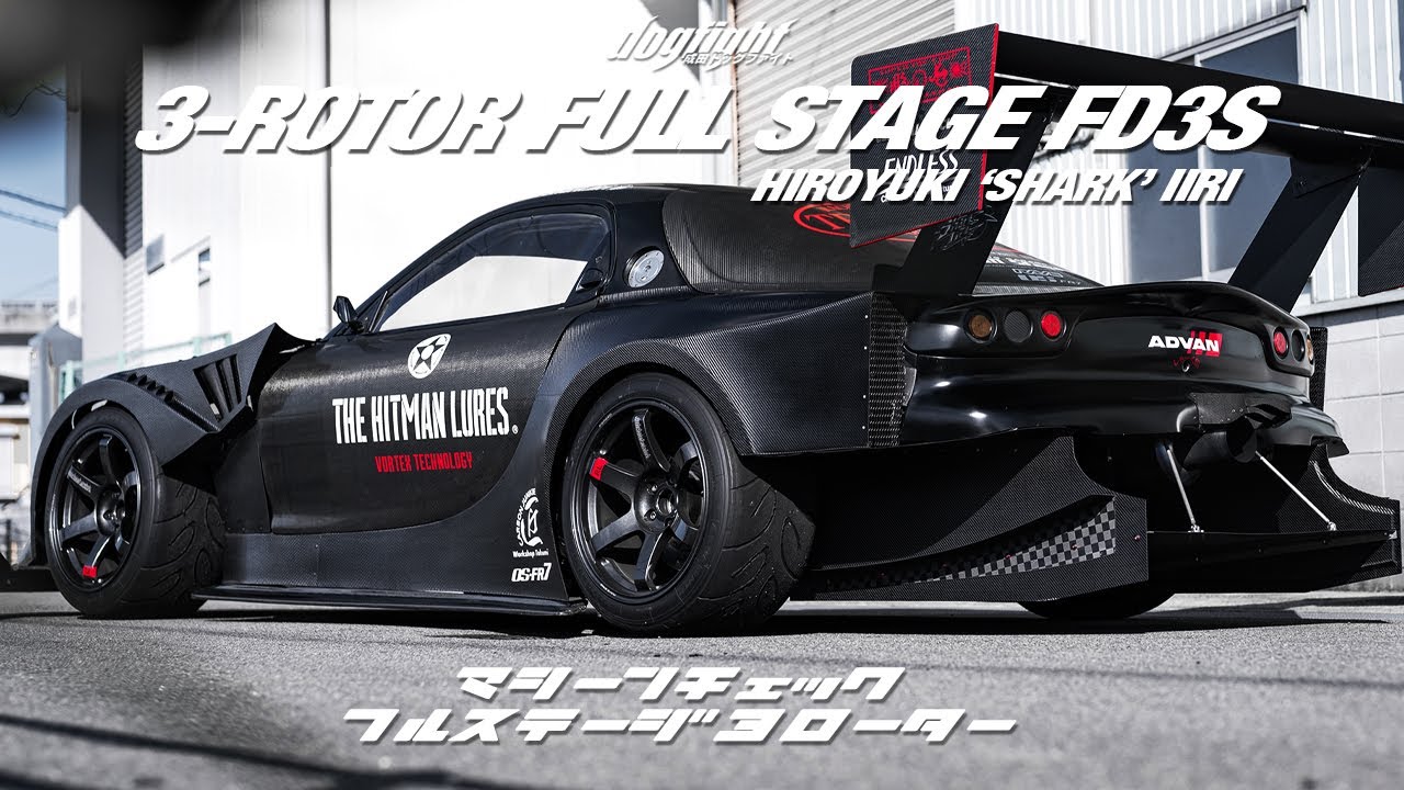 Machine Check - Hiroyuki “Shark” Iiri’s 3-Rotor NA FD3S | Full Stage Time Attack RX-7
