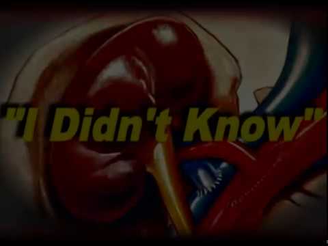 "I Didn't Know" preview National Kidney Awareness Month March