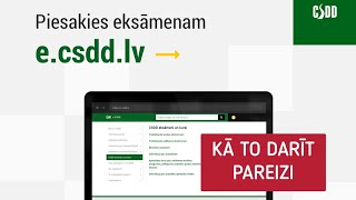 Kā pareizi pieteikties braukšanas eksāmenam elektroniski (e-CSDD)