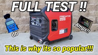 Predator 3500 Inverter generator Review Full test sound weight load test!!! Is it that good ????