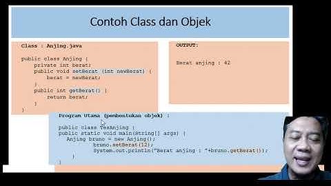 Materi PBO II Class dan Objek