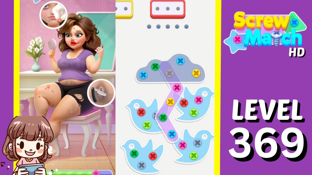 Screw Match Level 369 Solution Walkthrough - YouTube