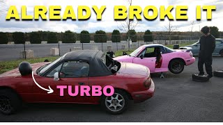 Drifting My TURBO Miata for the First Time ! Ep 4