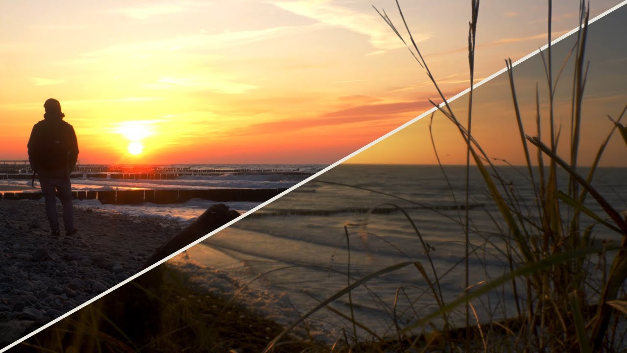 Winter Sunset at the Baltic Sea | Cinematic Slow TV (Focus & Calm)