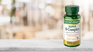 Nature’s Bounty Super B Complex with Folic Acid Plus Vitamin C 150 Coated Tablets