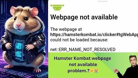 Hamster kombat webpage not available | hamster kombat not opening | Hamster Combat Not Working