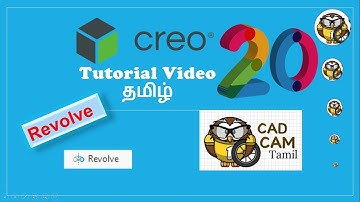 Creo 4.0 |Tamil Tutorials 20 | Part Revolve