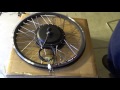 Unbox: 1000W 48V Electric Bike brushless Front hub motor conversion kit w/ Standard 26" rim