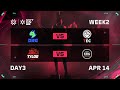 Drg vs tec  tyl vs edg  week 2 day 3  vct cn stage 1