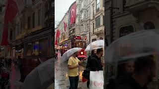 Istanbul in the rain 🌧️ 🇹🇷 #4kwalk #travel #4ktravel #walkingtour #turkey #istanbul #istiklal