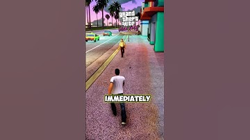 Throwing Grenade at Cops LOGIC in GTA GAMES #gta #gaming #shorts