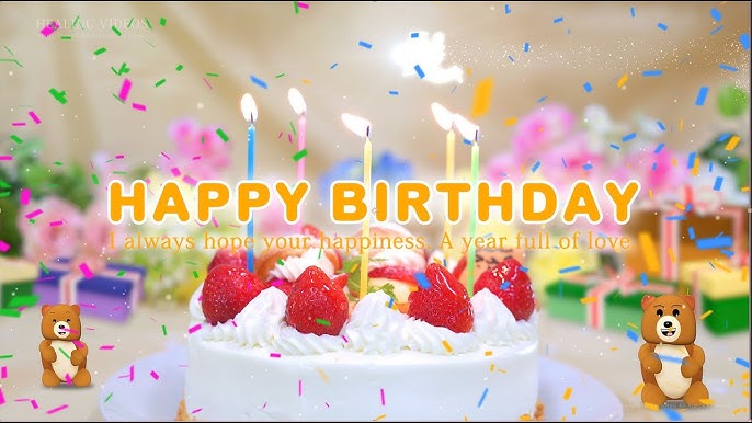 無料 フリー素材 誕生日おめでとうケーキ Youtube