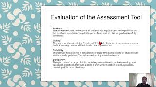 Quizizz Assessment Tool