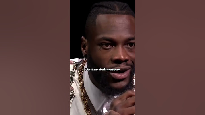 Tyson Fury Makes Deontay Wilder Scared!