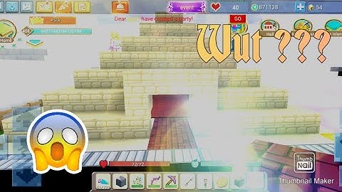 Building a piramid in skyblock #4 blockman go : blocky mods