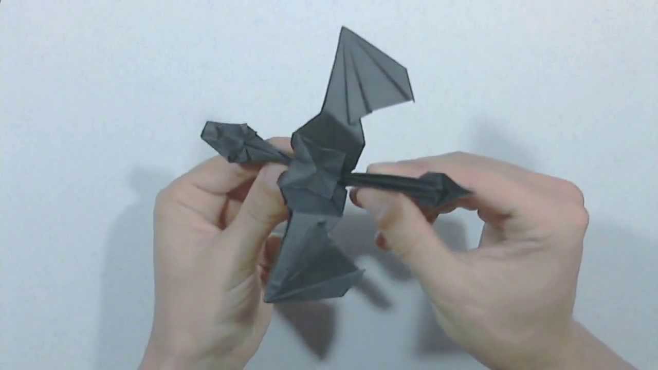 Cool Origami Dragon Crane (Tsuru) by Заяц Зайчище ( part 1 of 2 ) Yakomoga Origami tutorial