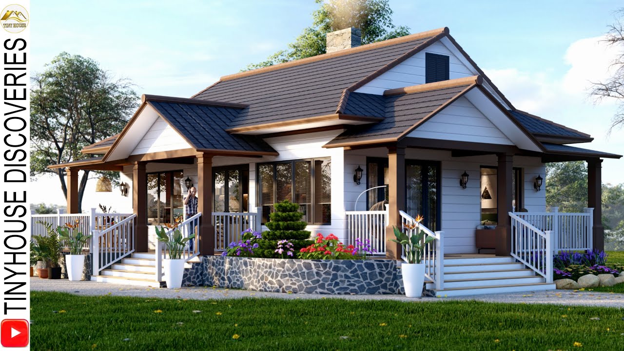 Charming Tiny House with Wraparound Porch | Cozy Country Living