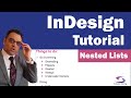 InDesign Tutorial: Nested Lists