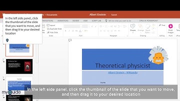 Rearranging slides in PowerPoint