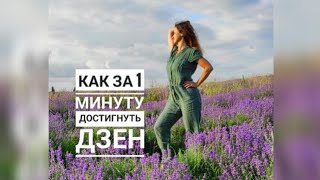 БАЛАНС И СЧАСТЬЕ ЗА 1 МИНУТУ