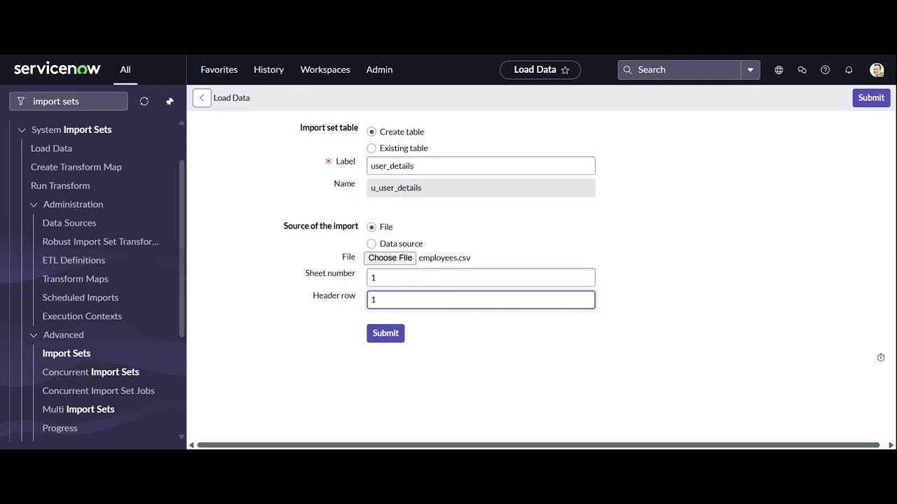 Import Sets Part 1 #servicenow #education #tutorial #learning - YouTube