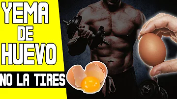 ¿Debo tirar la yema de huevo?