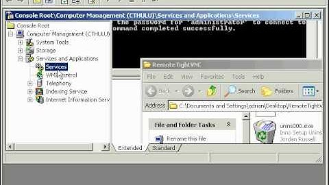 Install VNC Remotely