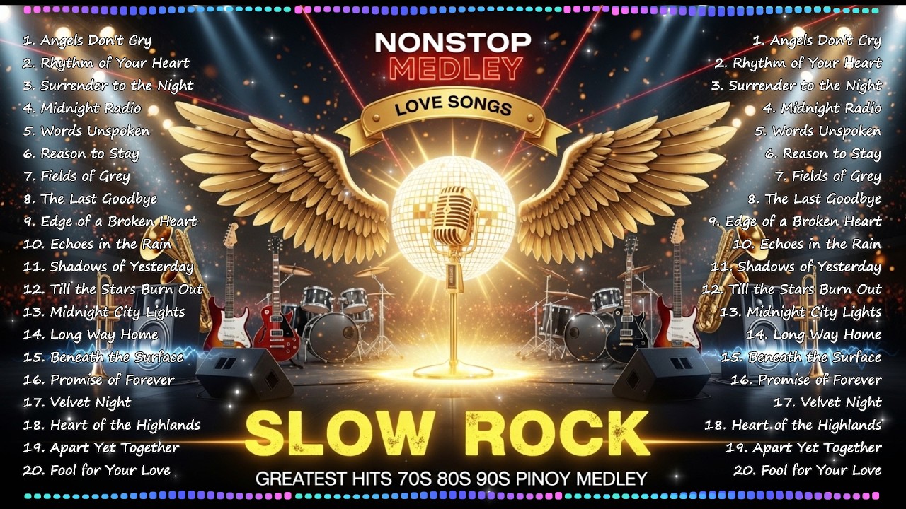 NonStop Romantic Ballads 70s 80s 90s Collection | Hits Slow Rock Love ...