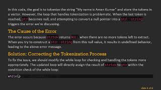 Celebrity Understanding the Error: basic_string::_M_construct null not valid in C+ +  String Tokenization Wealth