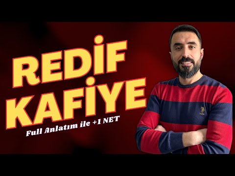 +1 NET KAFİYE VE REDİF Nokta Atışı Örnekler ile FULL TEKRAR AYT EDEBİYAT 2023