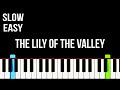 The Lily of the Valley | SLOW EASY Piano Tutorial