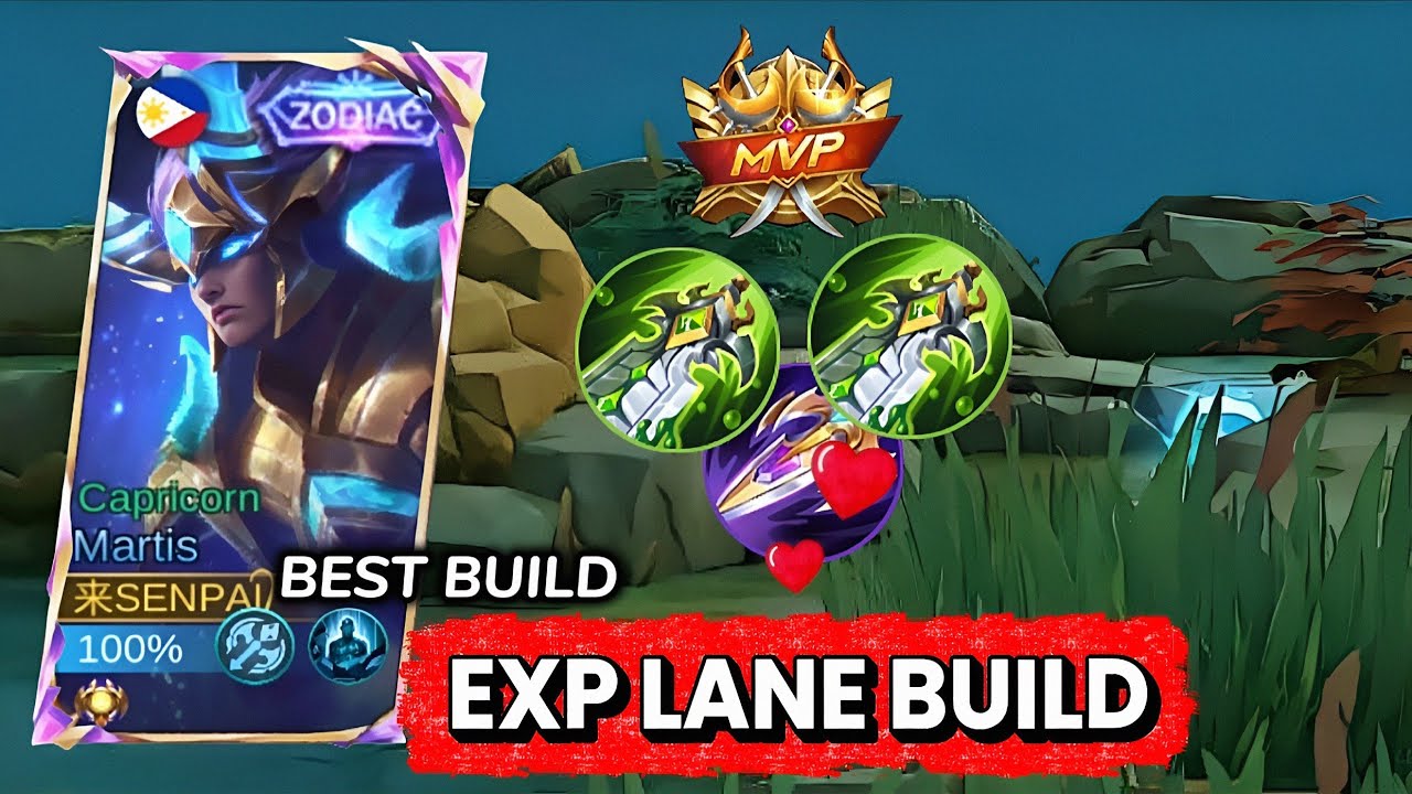 Я наконец-то нашел лучшую сборку для Мартиса на линии опыта в 2026 году! - Mobile Legends
