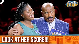 She Carried Her Family So Hard It Was Unbelievable Fast Money Family Feud Clics