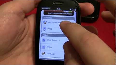 Epocrates Review - Epocrates - webOSroundup