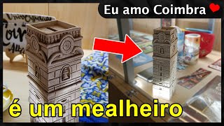 Mealheiro que é uma miniatura da torre da Universidade de Coimbra 💖 Eu amo Coimbra