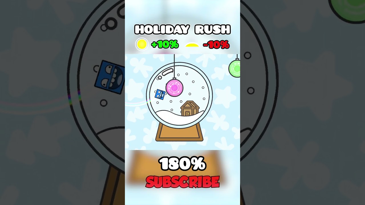 Holiday Rush with Speed Modifiers #geometrydash