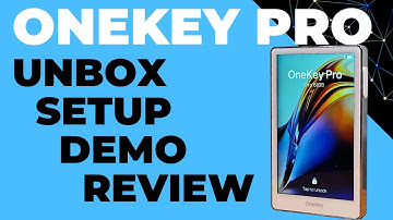 OneKey Pro Cryptocurrency Hardware Wallet - Unboxing, Setup, Demo & Review (Bitcoin, Ethereum)