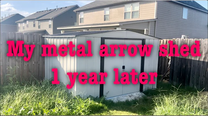 My metal arrow shed review. 1 year later