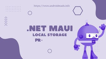 .NET MAUI - Local Storage Preferences