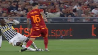 Roma-Juventus 1-1 MOVIOLA Fallo Weah su Paredes mancato giallo!