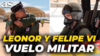 La Princesa Leonor Realiza Un Vuelo De Instrucción Junto Al Rey Felipe