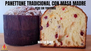 TALLER DE PANETTONE CASERO Y TRADICIONAL CON MASA MADRE. Recetas de navidad. Chef Sergio Benito‍